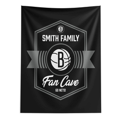 NBA Brooklyn Nets Dominion Personalized Wall Hanging 50�60 Inches