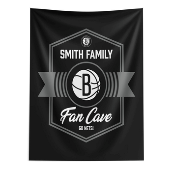 NBA Brooklyn Nets Dominion Personalized Wall Hanging 50�60 Inches