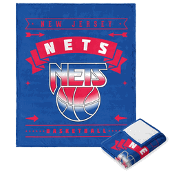NBA Brooklyn Nets Hardwood Classic Silk Touch Throw Blanket 50x60 Inches