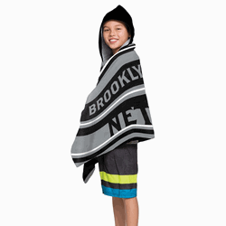NBA Brooklyn Nets Youth Hooded Towel 21 x 51 Inches