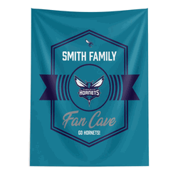 NBA Charlotte Hornets Dominion Personalized Wall Hanging 50�60 Inches