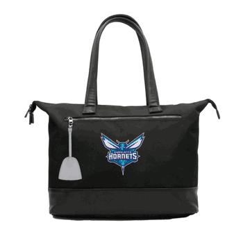 NBA Charlotte Hornets Laptop Tote Bag with Colored Zipper Pull Accessory