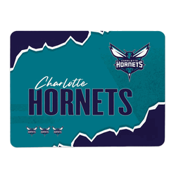 NBA Charlotte Hornets Torn Small Mat 15x20 inches
