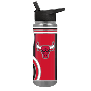 NBA Chicago Bulls 24oz Cool Vibes Jr. Thirst Hydration Water Bottle