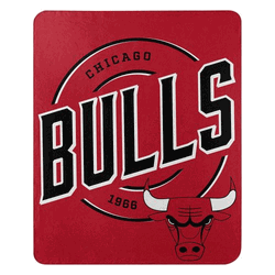 NBA Chicago Bulls Campaign Fleece Throw Blanket 50x60 Inches