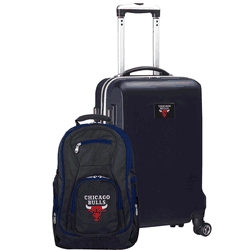 NBA Chicago Bulls Deluxe 2-Piece Backpack & Carry-On Set