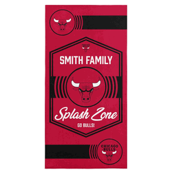 NBA Chicago Bulls Dominion Personalized Beach Towel 30�60 Inches