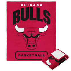 NBA Chicago Bulls High Block Silk Touch Throw 50 x 60 Inches