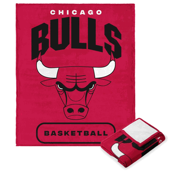 NBA Chicago Bulls High Block Silk Touch Throw 50 x 60 Inches