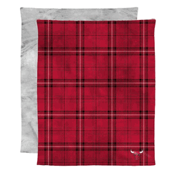 NBA Chicago Bulls Micro Mink Faux Fur Throw Blanket 48x60 Inches