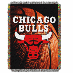 NBA Chicago Bulls Photo Real Tapestry Throw