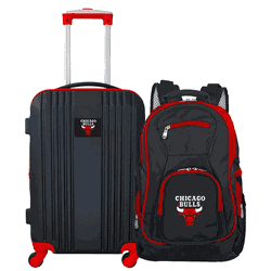 NBA Chicago Bulls Premium 2-Piece Backpack & Carry-On Set