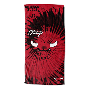 NBA Chicago Bulls Psychedelic Beach Towel 30x60 Inches