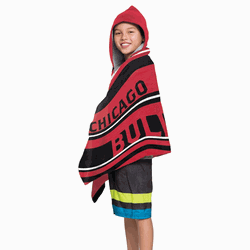 NBA Chicago Bulls Youth Hooded Towel 21 x 51 Inches