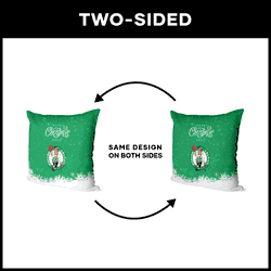 NBA Christmas 2023 Boston Celtics Printed Throw Pillow