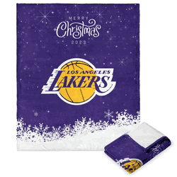 NBA Christmas 2023 Los Angeles Lakers Silk Touch Throw