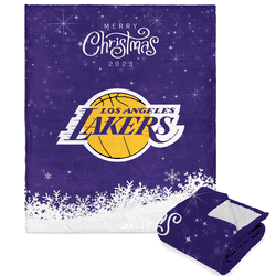 NBA Christmas 2023 Los Angeles Lakers Silk Touch Throw