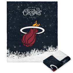 NBA Christmas 2023 Miami Heat Silk Touch Throw