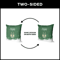 NBA Christmas 2023 Milwaukee Bucks Printed Throw Pillow