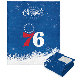 NBA Christmas 2023 Philadelphia 76ers Silk Touch Throw