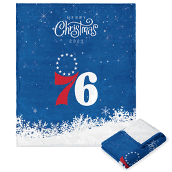 NBA Christmas 2023 Philadelphia 76ers Silk Touch Throw