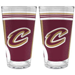 NBA Cleveland Cavaliers 2pc Pint Glass Set