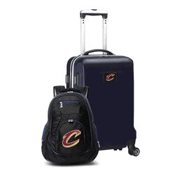 NBA Cleveland Cavaliers Deluxe 2-Piece Backpack & Carry-On Set