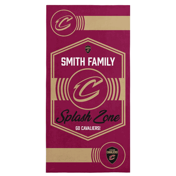 NBA Cleveland Cavaliers Dominion Personalized Beach Towel 30�60 Inches