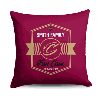 NBA Cleveland Cavaliers Dominion Personalized Throw Pillow 18�18 Inches