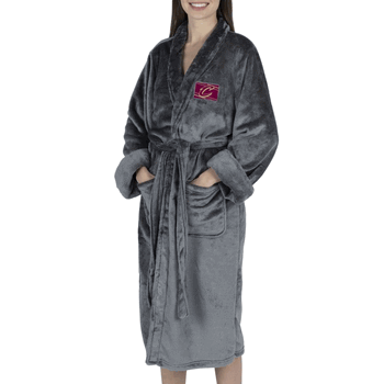 NBA Cleveland Cavaliers Fast Track Charcoal S/M Robe 25 x 47 Inches