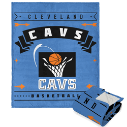 NBA Cleveland Cavaliers Hardwood Classics Silk Touch Sherpa Throw Blanket 50x60 Inches