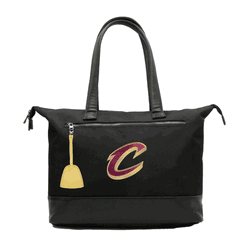 NBA Cleveland Cavaliers Laptop Tote Bag with Colored Zipper Pull Accessory