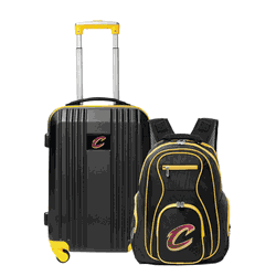 NBA Cleveland Cavaliers Premium 2-Piece Backpack & Carry-On Set