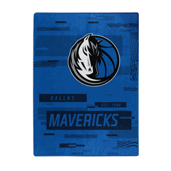 NBA Dallas Mavericks Digitize Raschel Throw Blanket 60x80Inches