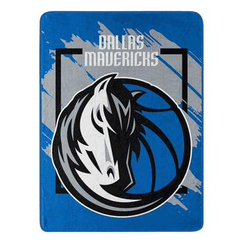 NBA Dallas Mavericks Dimensional Micro Raschel Throw Blanket 46x60 Inches