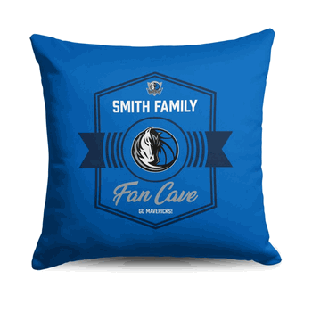 NBA Dallas Mavericks Dominion Personalized Throw Pillow 18�18 Inches