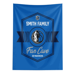 NBA Dallas Mavericks Dominion Personalized Wall Hanging 50�60 Inches