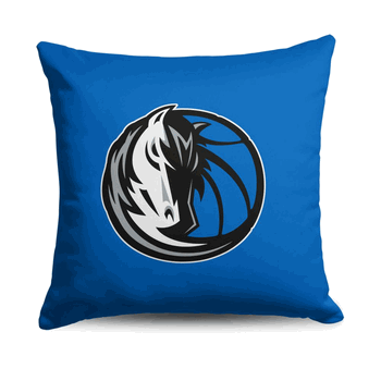 NBA Dallas Mavericks Double Down  Throw Pillow 18 x 18 Inches
