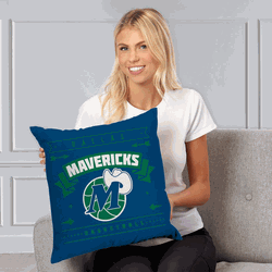 NBA Dallas Mavericks Hardwood Classic Throw Pillow 18x18 Inches