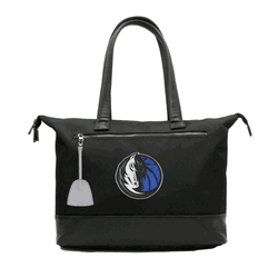 NBA Dallas Mavericks Laptop Tote Bag with Colored Zipper Pull Accessory