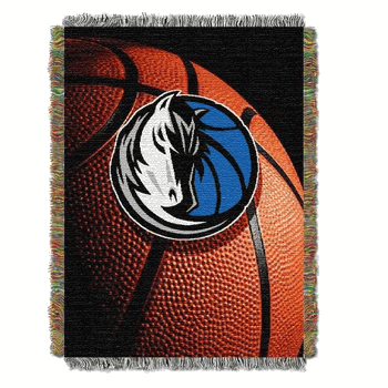 NBA Dallas Mavericks Photo Real Tapestry Throw Blanket 48x60 Inches