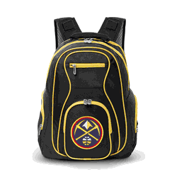 NBA Denver Nuggets 19" Premium Laptop Backpack with Colored Trim