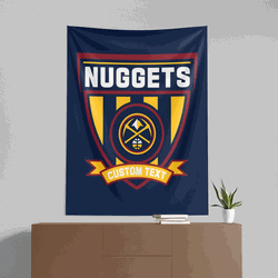NBA Denver Nuggets Allegiance Personalized Wall Hanging 50x60 Inches