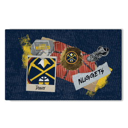 NBA Denver Nuggets Display Washable Rug 32 x 62 Inches