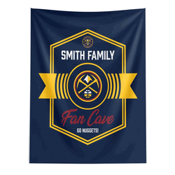 NBA Denver Nuggets Dominion Personalized Wall Hanging 50�60 Inches
