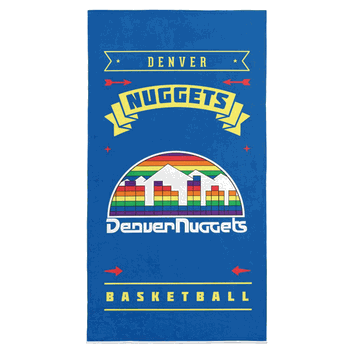 NBA Denver Nuggets Hardwood Classics Beach Towel 30x60 Inches