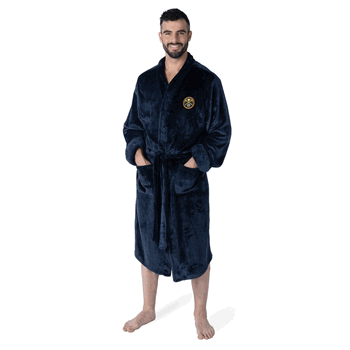 NBA Denver Nuggets L/XL Silk Touch Robe 26 x 47 Inches