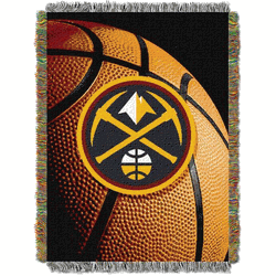 NBA Denver Nuggets Photo Real Tapestry Throw Blanket 48x60 Inches