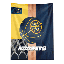NBA Denver Nuggets Powerball Wall Hanging 50 x 60 Inches