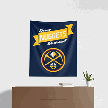 NBA Denver Nuggets Premium Wall Hanging 34 x 40 Inches
